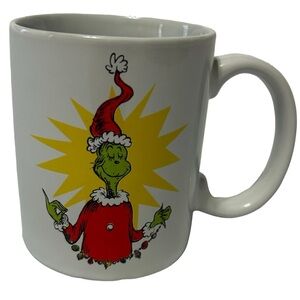 Holiday White Dr. Suess Grinch Coffee Mug